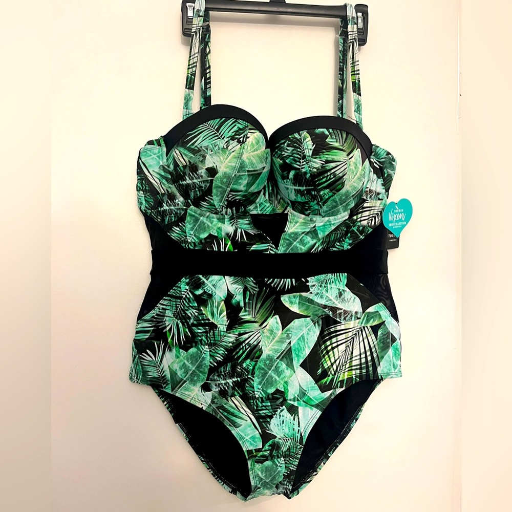 Torrid One Piece Swimsuit Vixen Collection Size 2